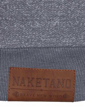 Толстовка мужская свитшот Naketano Tadellos Dark Ash Melange Толстовка мужская свитшот Naketano Tadellos Dark Ash Melange