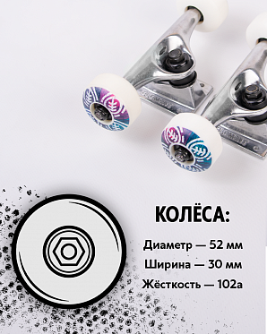 Комплект подвеска, колеса, подшипники Element Component Combo Purple