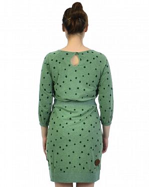 Платье женское короткий рукав Naketano Platonische Sauerei Leaf Green Melange Платье женское короткий рукав Naketano Platonische Sauerei Leaf Green Melange