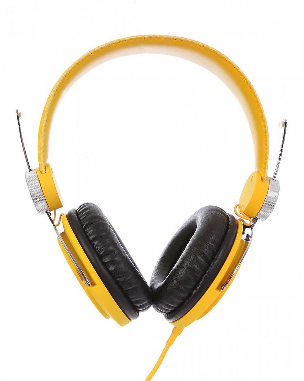 Наушники с микрофоном проводные с поворотным наушником WeSC Bass DJ Headphones Yellow отзывы