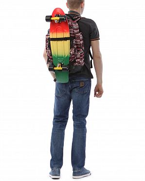 Рюкзак тканевый водостойкий с отделом для 13 ноутбука Obey Propaganda Submarine Red Black Рюкзак тканевый водостойкий с отделом для 13 ноутбука Obey Propaganda Submarine Red Black