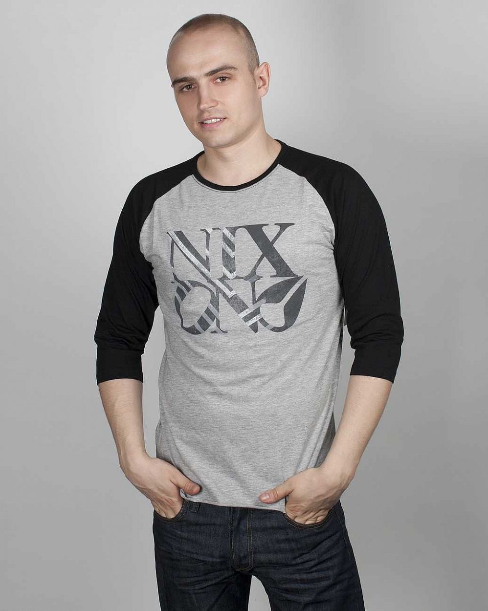 Футболка Nixon Philly Photo Raglan Regular Fit Heather Gray отзывы