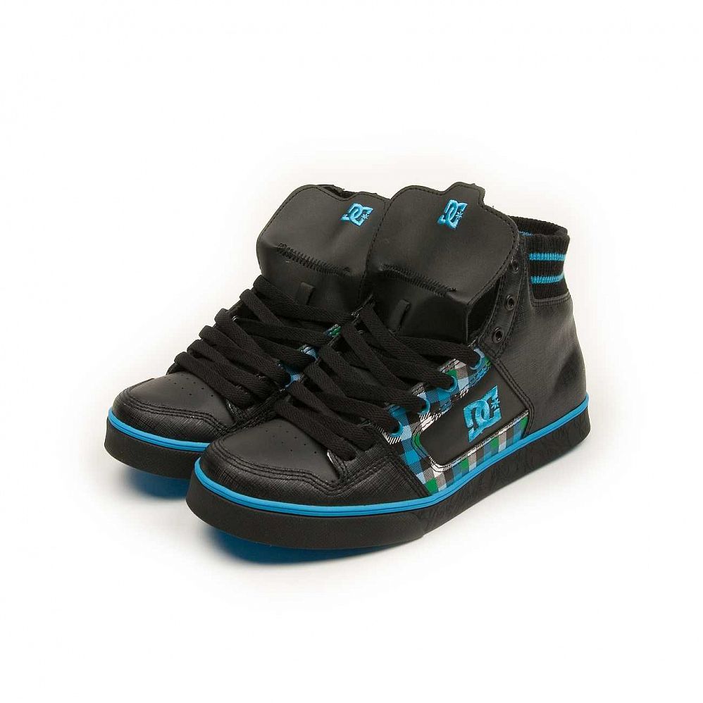 Кеды высокие женские DC Shoes Manteca Slim Black Turquoise отзывы