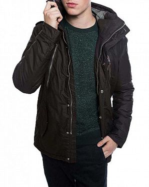 Куртка мужская утепленная водонепроницаемая Loading 1212-2 Parka Brown Куртка мужская утепленная водонепроницаемая Loading 1212-2 Parka Brown