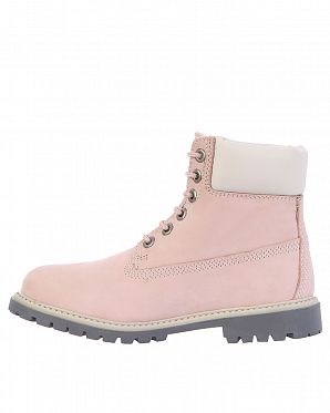 Ботинки женские кожаные на меху Lumberjack River Pink White Ботинки женские кожаные на меху Lumberjack River Pink White