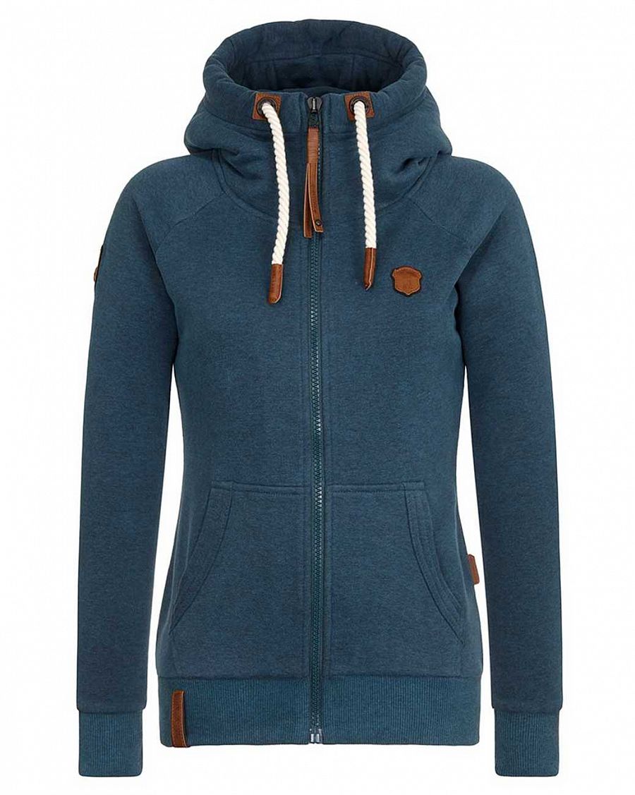 Толстовка женская на молнии с капюшоном Naketano Dirty Brazzo Dirty deep Blue Green Melange отзывы Толстовка женская на молнии с капюшоном Naketano Dirty Brazzo Dirty deep Blue Green Melange отзывы