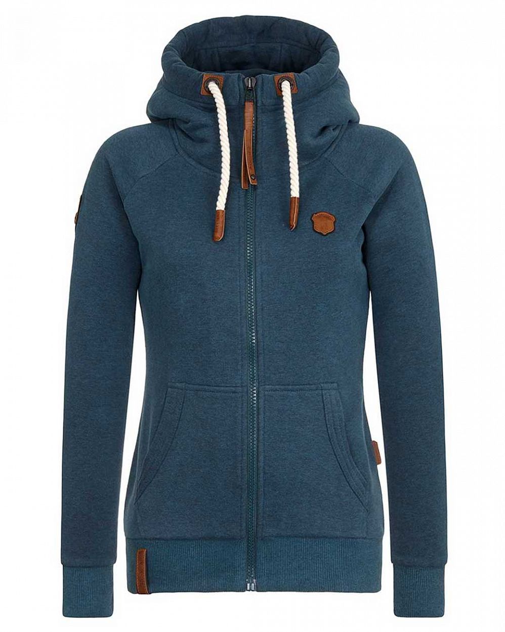 Толстовка женская на молнии с капюшоном Naketano Dirty Brazzo Dirty deep Blue Green Melange отзывы Толстовка женская на молнии с капюшоном Naketano Dirty Brazzo Dirty deep Blue Green Melange отзывы