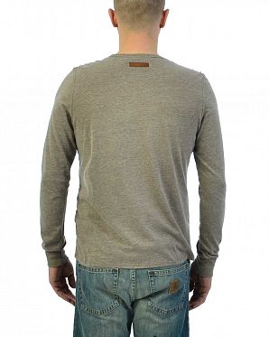 Футболка лонгслив мужская Naketano Italienischer Hengst Langen Djubre Melange Футболка лонгслив мужская Naketano Italienischer Hengst Langen Djubre Melange