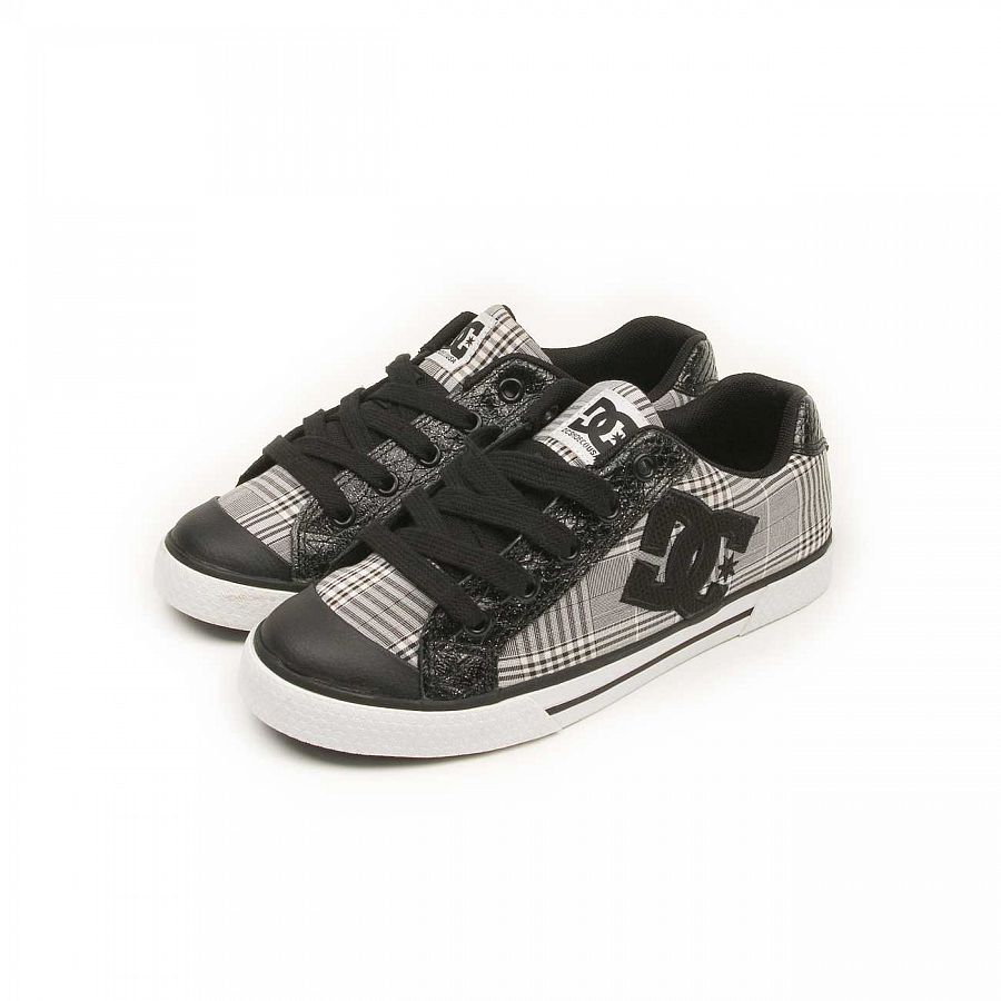 DC Shoes Chelsea Black Plaid 