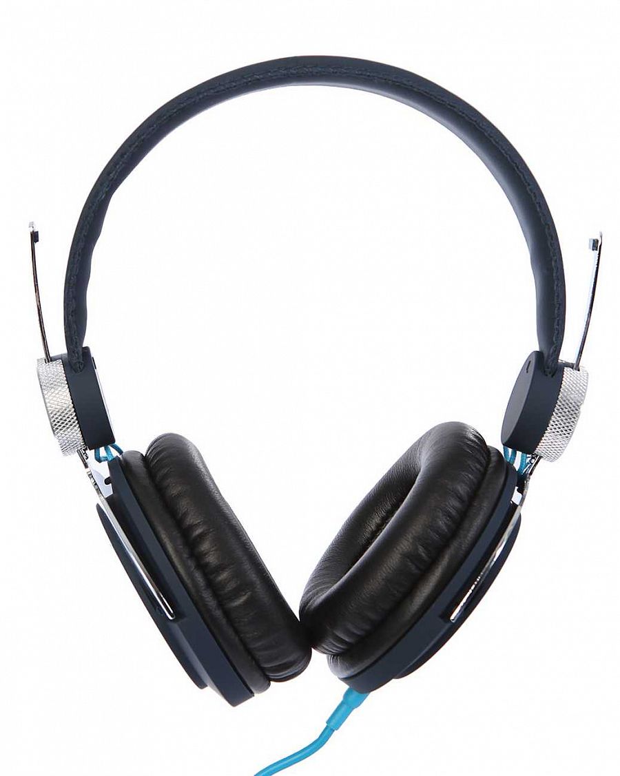 Наушники с микрофоном проводные с поворотным наушником WeSC Bass DJ Headphones Blue отзывы