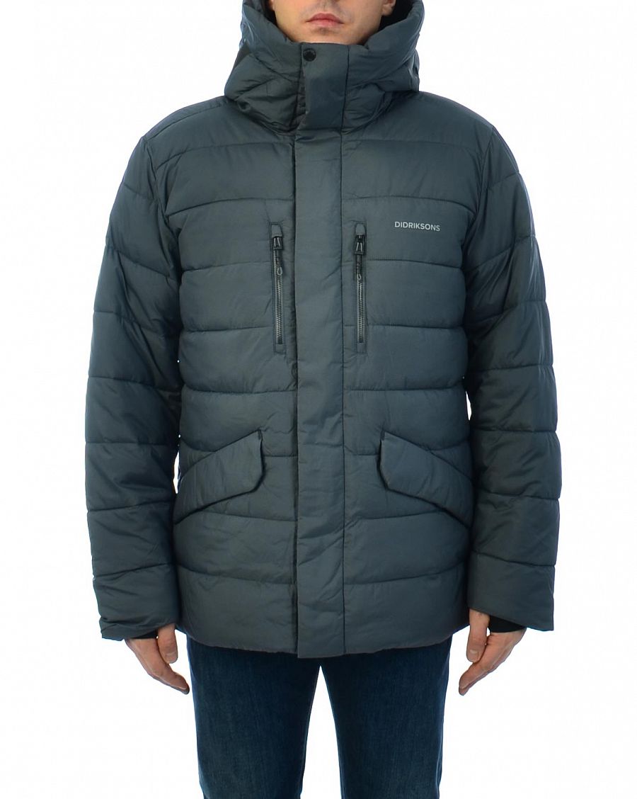 Куртка мужская зимняя водонепроницаемая Швеция Didriksons Paul Grey отзывы
