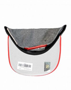 Бейсболка с прямым козырьком Mitchell and Ness JERSI Detroit Redwings Grey Red Бейсболка с прямым козырьком Mitchell and Ness JERSI Detroit Redwings Grey Red