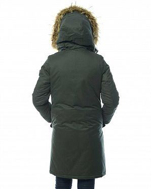 Парка женская зимняя Loading 4 Olive
