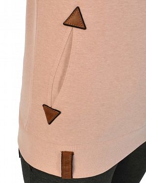Толстовка женская с капюшоном Naketano Darth Jeck VI Mel Dusty Pink