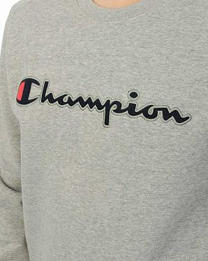 Толстовка свитшот Champion Authentic American EM006 Grey Толстовка свитшот Champion Authentic American EM006 Grey