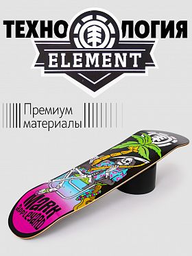 Дека Element 2024  8.25 (8 черный розовый, 8.25) Дека Element 2024  8.25 (8 черный розовый, 8.25)