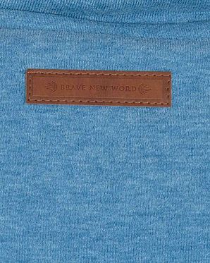 Толстовка мужская с высоким воротом Naketano Congenialer Pimmel III Light Blue Толстовка мужская с высоким воротом Naketano Congenialer Pimmel III Light Blue