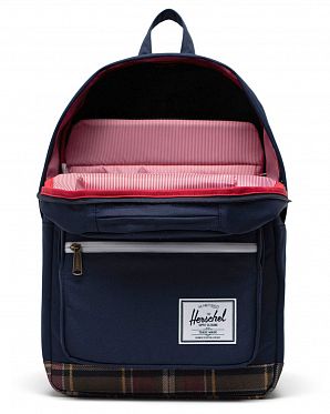 Рюкзак водоотталкивающий с отделом для 15 ноутбука Herschel Pop Quiz PEACOAT PLAID Рюкзак водоотталкивающий с отделом для 15 ноутбука Herschel Pop Quiz PEACOAT PLAID