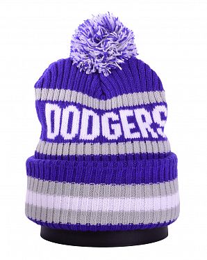 Шапка с помпоном на флисе '47 Brand Baseball Los Angeles Dodgers Blue Шапка с помпоном на флисе '47 Brand Baseball Los Angeles Dodgers Blue
