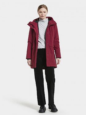 Демисезонная парка женская Didriksons Cajsa Ruby Red