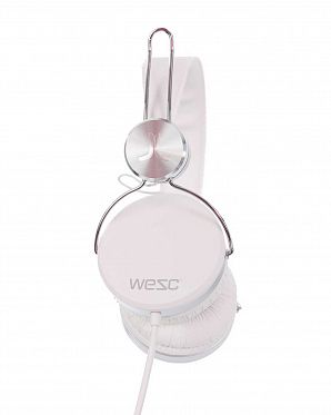 Наушники с микрофоном проводные складные WeSC Banjar On Ear Headphones White
