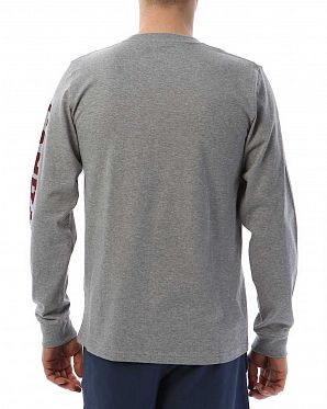 Футболка лонгслив Carhartt WIP College Left LT Grey Футболка лонгслив Carhartt WIP College Left LT Grey