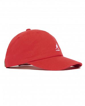 Бейсболка классическая с изогнутым козырьком Kangol K5165HT Washed CHERRY GLOW Бейсболка классическая с изогнутым козырьком Kangol K5165HT Washed CHERRY GLOW