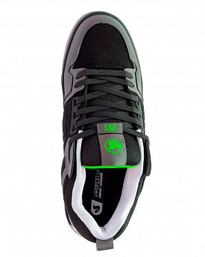 Кеды низкие мужские DVS COMANCHE 2.0+ Black Charcoal Lime Nubuck Кеды низкие мужские DVS COMANCHE 2.0+ Black Charcoal Lime Nubuck