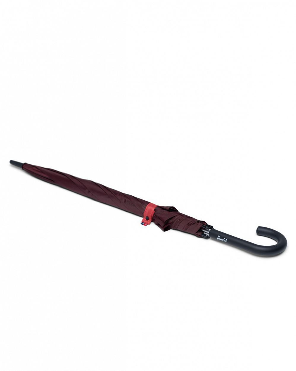 Зонт классический облегченный крючок-ручка Herschel Supply Co Single Stage Plum Mineral Red отзывы