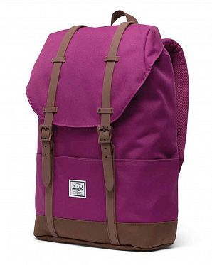 Рюкзак Herschel Retreat Youth MYKONOS FESTIVAL FUSCHIA/SADDLE BROWN Рюкзак Herschel Retreat Youth MYKONOS FESTIVAL FUSCHIA/SADDLE BROWN