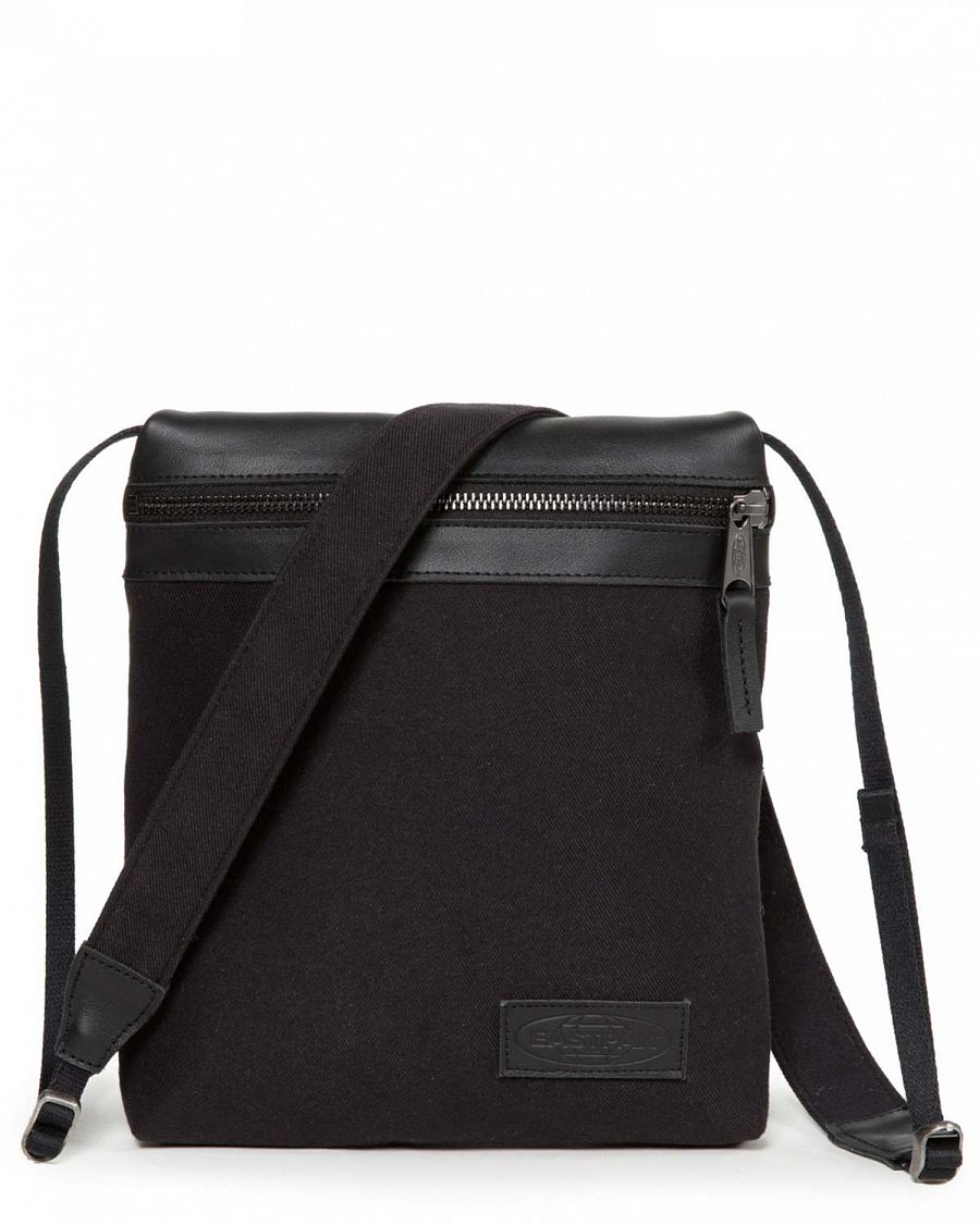 Сумка для документов через плечо кожа хлопок Eastpak Lux Mix Black отзывы