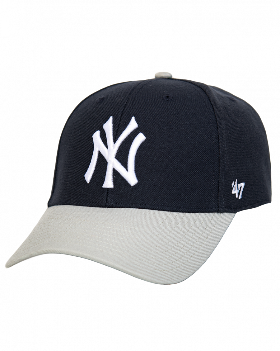 Бейсболка '47 Brand MVP New York Yankees B-MVP17WBV 2Tone Grey Navy отзывы