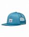 Бейсболка летняя с прямым козырьком Herschel Supply Co Whaler Mesh Neon Blue