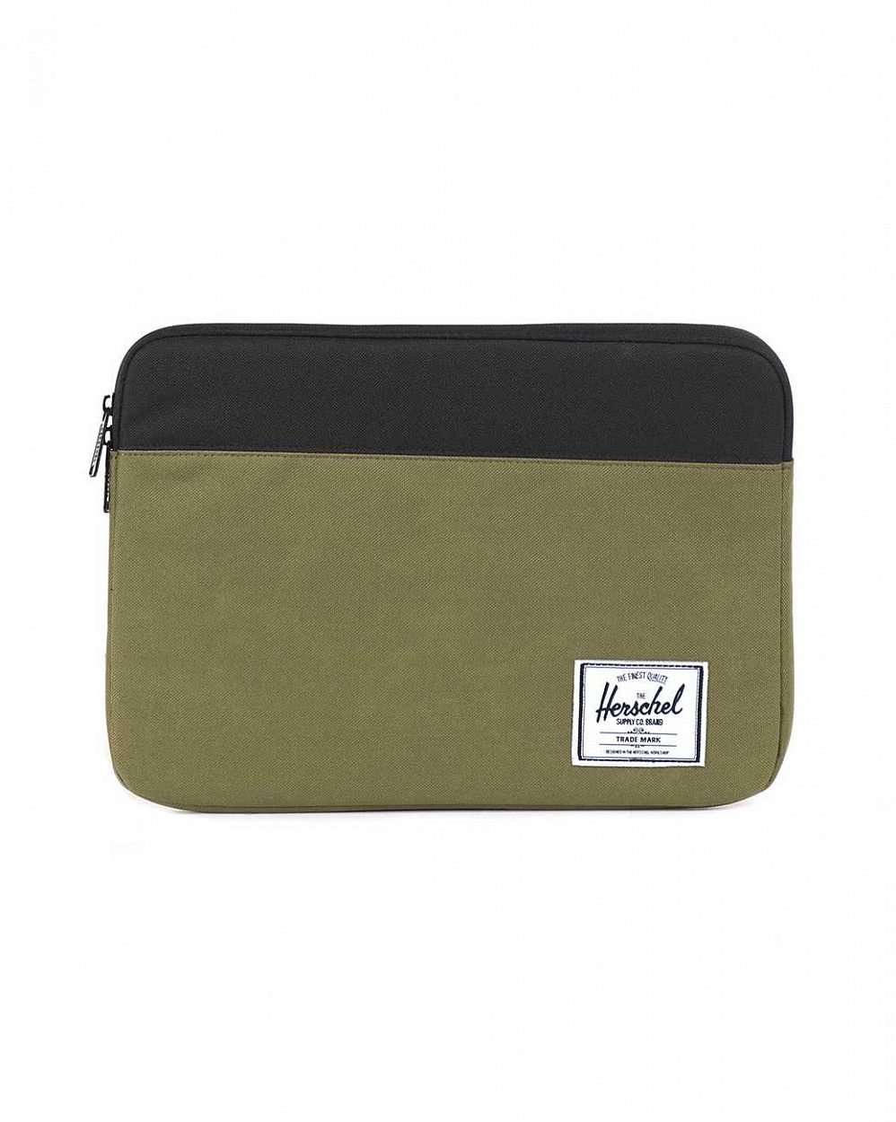 Чехол водоотталкивающий Herschel Anchor 11'' MacBook Air Army Black отзывы