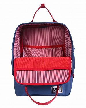 Рюкзак водоотталкивающий маленький  с двумя ручками 8848 Navy Red Рюкзак водоотталкивающий маленький  с двумя ручками 8848 Navy Red