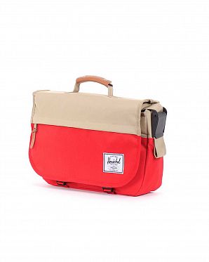 Сумка для ноутбука Herschel Mill-messenger Red Khaki Сумка для ноутбука Herschel Mill-messenger Red Khaki