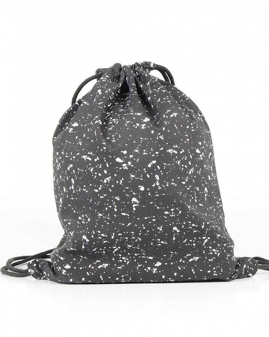 Рюкзак-мешок холщовый Mi-Pac Premium Kit Gym Bag splattered black white отзывы