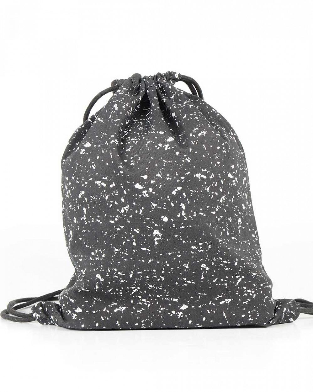 Рюкзак-мешок холщовый Mi-Pac Premium Kit Gym Bag splattered black white отзывы