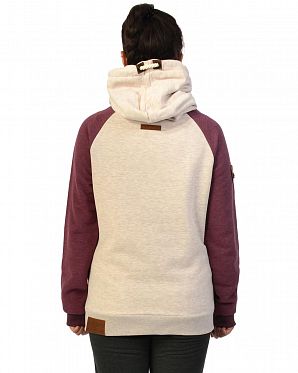 Толстовка женская с капюшоном Naketano So ein Otto IV Nasty Oma Bordeaux Melange Толстовка женская с капюшоном Naketano So ein Otto IV Nasty Oma Bordeaux Melange