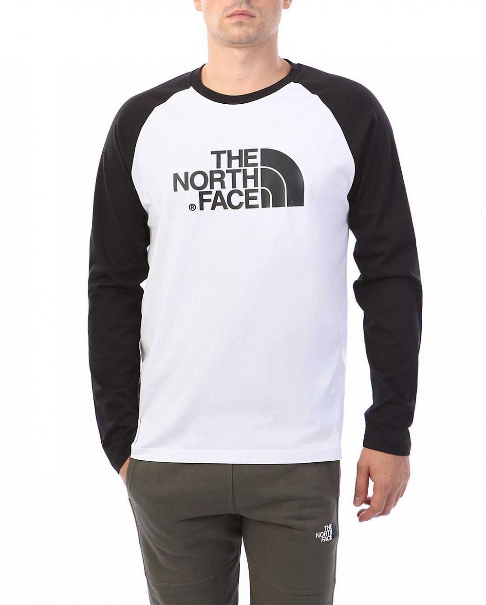 Футболка с длинным рукавом The North Face T-Shirt Black White отзывы