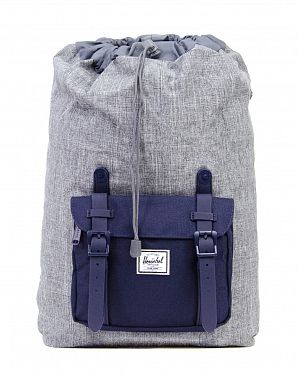 Рюкзак городской для ноутбука 13 дюймов Herschel L. America Mid RAVEN/CHEV Рюкзак городской для ноутбука 13 дюймов Herschel L. America Mid RAVEN/CHEV