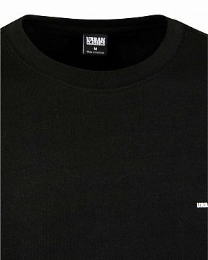 Футболка мужская с длинным рукавом Urban Classics Black White Футболка мужская с длинным рукавом Urban Classics Black White