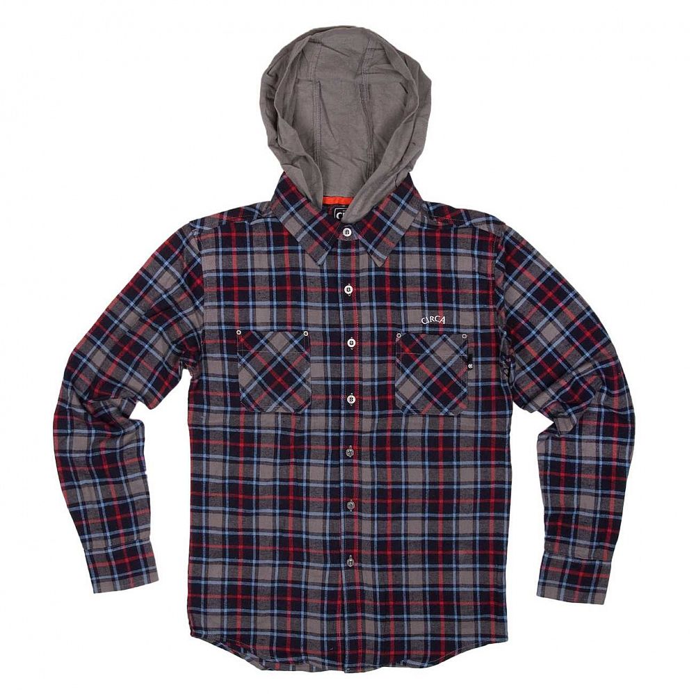 Рубашка Circa Outcast Flannel LS Navy Plaid отзывы