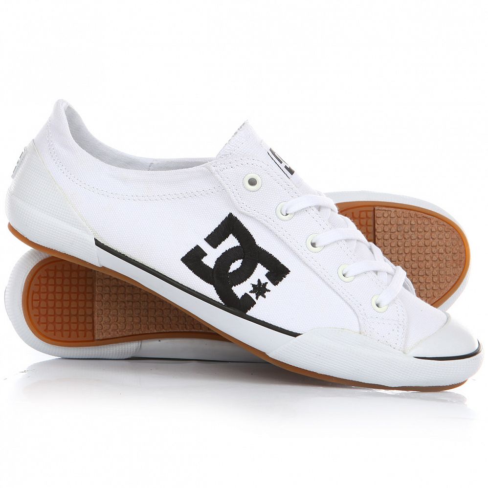 Кеды женские летние DC Shoes Chelsea Z Low White Black отзывы