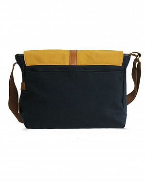 Сумка через плечо для ноутбука 11 YellowStone Messanger Luxe navy yellow Сумка через плечо для ноутбука 11 YellowStone Messanger Luxe navy yellow