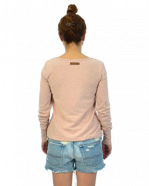 Толстовка легкая женская свитшот Naketano Big DudeIsack Pastel Pink Mel