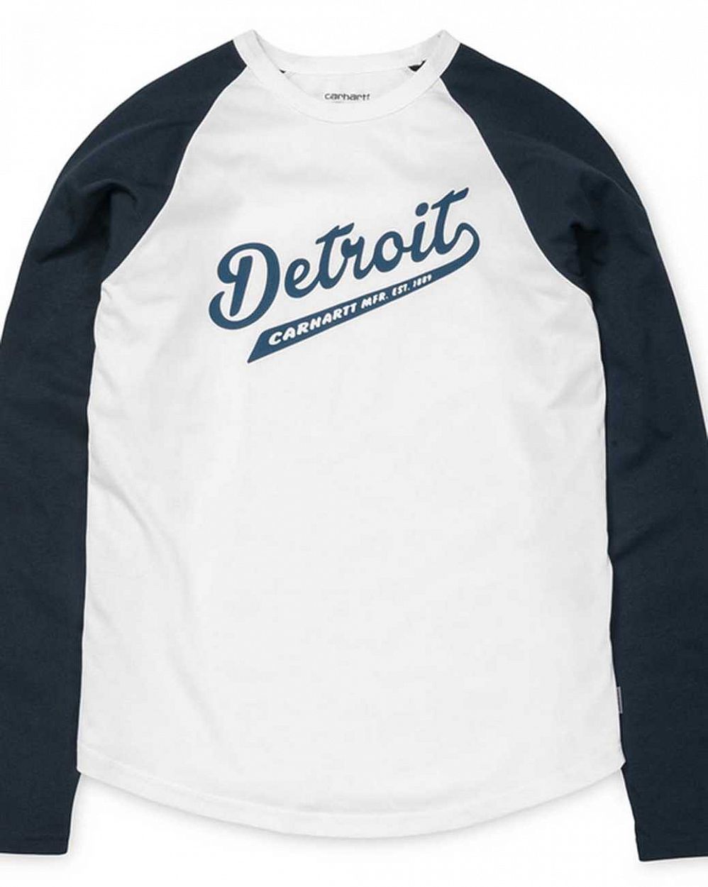 Футболка с длинным рукавом WIP LS D-Script T-Shirt White Navy отзывы