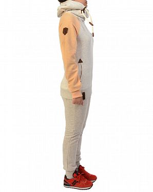 Толстовка женская с капюшоном Naketano So ein Otto IV Oma Burning Grey Толстовка женская с капюшоном Naketano So ein Otto IV Oma Burning Grey