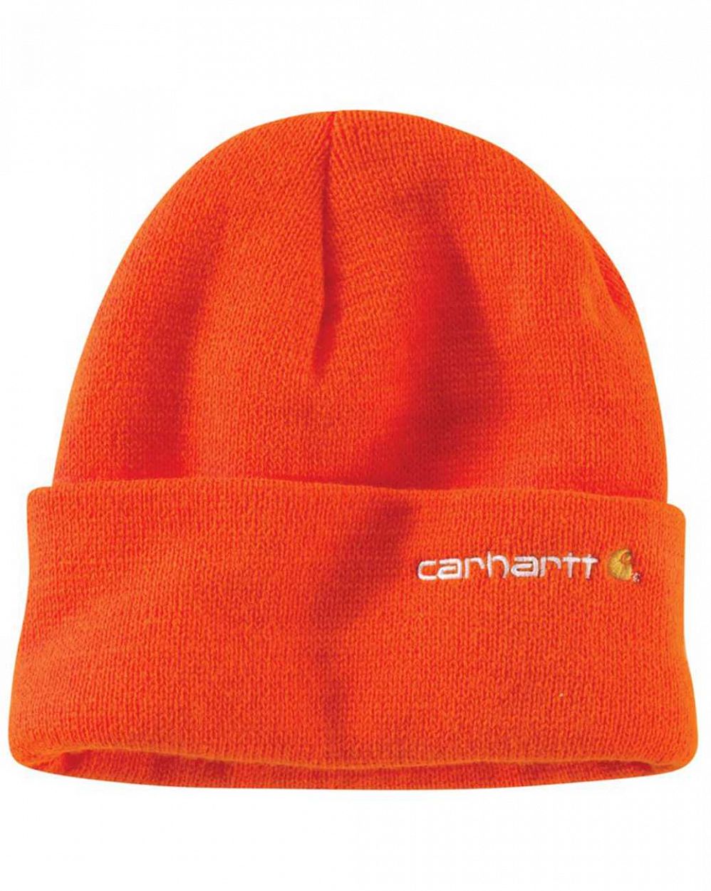 Шапка зимняя с подворотом зимняя с подворотом Carhartt Thinsulate Flex Orange отзывы