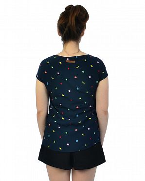 Футболка женская с коротким рукавом Германия Naketano Don't stop Stanzi now Fruit